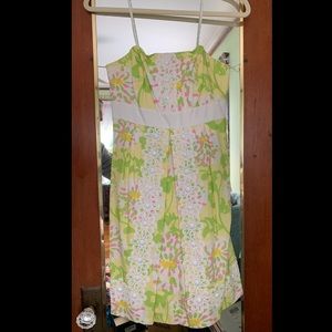 Vintage Lilly Pulitzer Strapless Dress